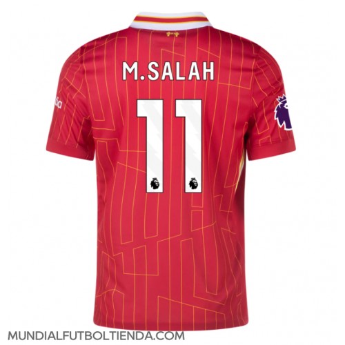 Camiseta Liverpool Mohamed Salah #11 Primera Equipación Replica 2024-25 mangas cortas